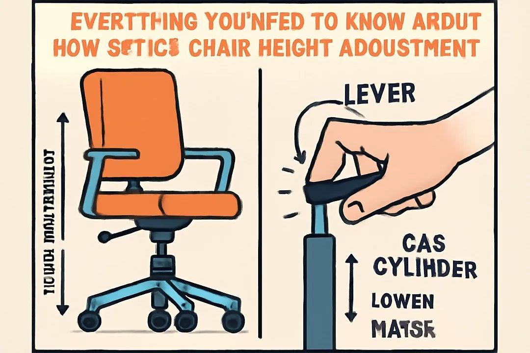 Everything you need to know about how office chair height adjustment works.